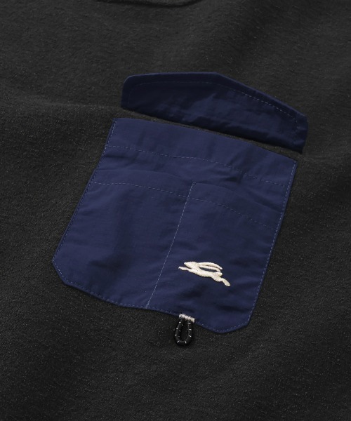 KRIFF MAYER(クリフメイヤー)の「【暖か裏起毛】ブークレポケットロンT(Tシャツ/カットソー・メンズ・ブラック/カーキ/ブラウン/カラフル/サンドベージュ・MEDIUM/LARGE/X-LARGE)」の8枚目の写真