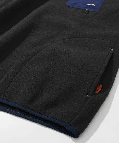 KRIFF MAYER(クリフメイヤー)の「【暖か裏起毛】ブークレポケットロンT(Tシャツ/カットソー・メンズ・ブラック/カーキ/ブラウン/カラフル/サンドベージュ・MEDIUM/LARGE/X-LARGE)」の12枚目の写真