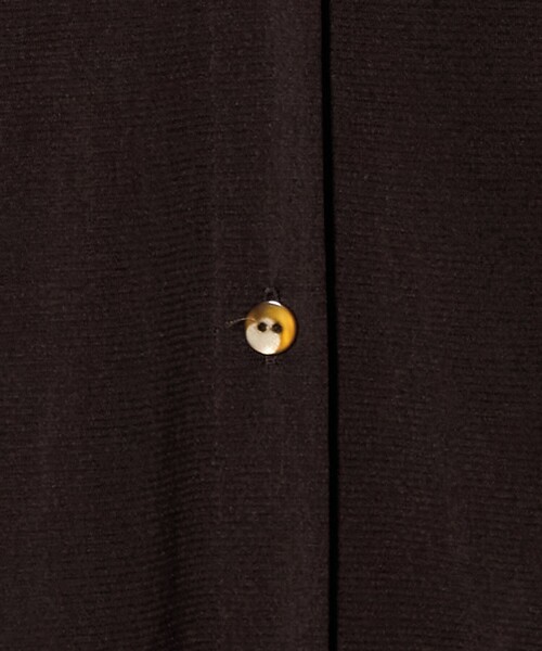 6（ロク）の「＜6(ROKU)＞ナイロン チュール シャツ（カーディガン/ボレロ・レディース・ダークブラウン/オフホワイト/その他1・FREE）」の8枚目の写真