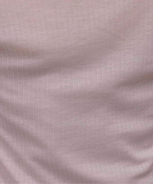 Eimee Law(エイミーロウ)の「テンセルウール シアーリブトップス(Tシャツ/カットソー・レディース・ライトグレー/モカ/ライトピンク/ブラック/アイボリー・FREE)」の16枚目の写真