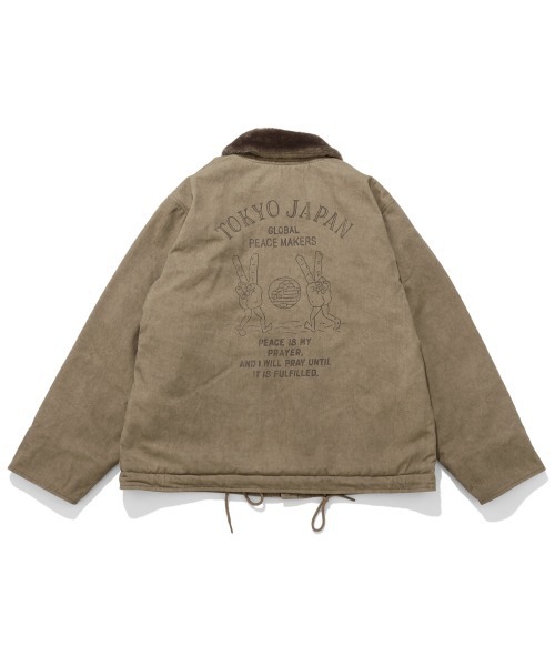 KRIFF MAYER（クリフメイヤー）の「デッキジャケット（その他アウター・メンズ・ベージュ/チャコール/カーキ/アイボリー・X-LARGE/LARGE/MEDIUM）」の2枚目の写真