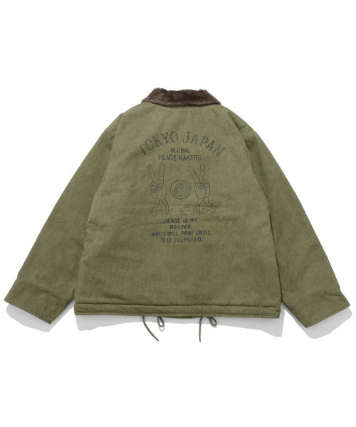 KRIFF MAYER（クリフメイヤー）の「デッキジャケット（その他アウター・メンズ・ベージュ/チャコール/カーキ/アイボリー・X-LARGE/LARGE/MEDIUM）」の4枚目の写真