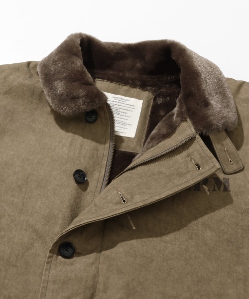 KRIFF MAYER（クリフメイヤー）の「デッキジャケット（その他アウター・メンズ・ベージュ/チャコール/カーキ/アイボリー・X-LARGE/LARGE/MEDIUM）」の20枚目の写真