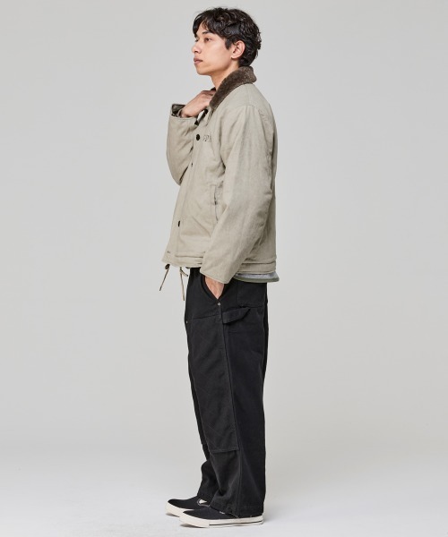 KRIFF MAYER（クリフメイヤー）の「デッキジャケット（その他アウター・メンズ・ベージュ/チャコール/カーキ/アイボリー・X-LARGE/LARGE/MEDIUM）」の10枚目の写真