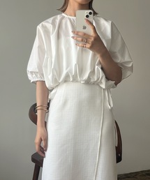 amiur エミレ　ブラウス Amiur（エミレ）の「puff sleeve volume blouse / パフスリーブ