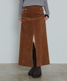 Ray BEAMS | フロッキー ジップ スリット スカート(スカート)