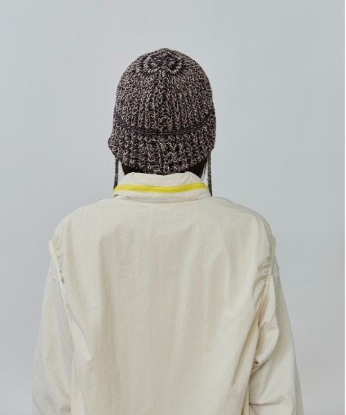 OVERRIDE（オーバーライド）の「OVERRIDE  KNIT BALLOON CLOCHE HAT SGP / オーバーライド（ハット・レディース・イエロー/ブルー/ブラック・57~59cm）」の9枚目の写真