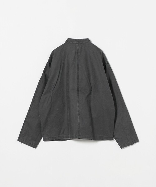 ASTRAET＞コーティング ノーカラー ジップブルゾン UNISEX（ブルゾン