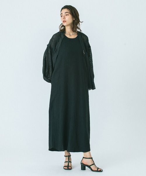 ROSE BUD(ローズバッド)の「(GENE HEAVENS)SHEER SUMMER BLOUSE(シャツ/ブラウス・レディース・グリーン/オフホワイト/ブラック・ONE SIZE)」の18枚目の写真