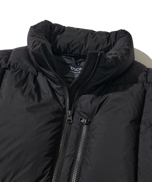 TAION(タイオン)の「【TAION/タイオン】W-ZIP FRONT VOLUME DOWN JACKET / ボリュームダウンジャケット(ダウンジャケット/コート・メンズ・オリーブ/ブラック/ダークブラウン・X-LARGE/LARGE/MEDIUM)」の10枚目の写真