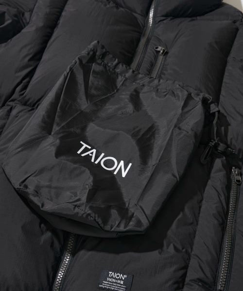 TAION(タイオン)の「【TAION/タイオン】W-ZIP FRONT VOLUME DOWN JACKET / ボリュームダウンジャケット(ダウンジャケット/コート・メンズ・オリーブ/ブラック/ダークブラウン・X-LARGE/LARGE/MEDIUM)」の18枚目の写真