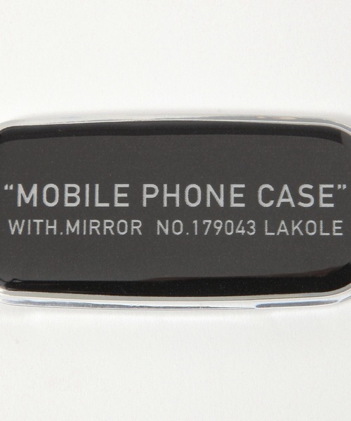 LAKOLE（ラコレ）の「ミラーiPhoneケース[iPhone16] / 576554（スマホケース/カバー・レディース・ブラック/ライトブルー/アイボリー/パープル/オレンジ・FREE）」の15枚目の写真
