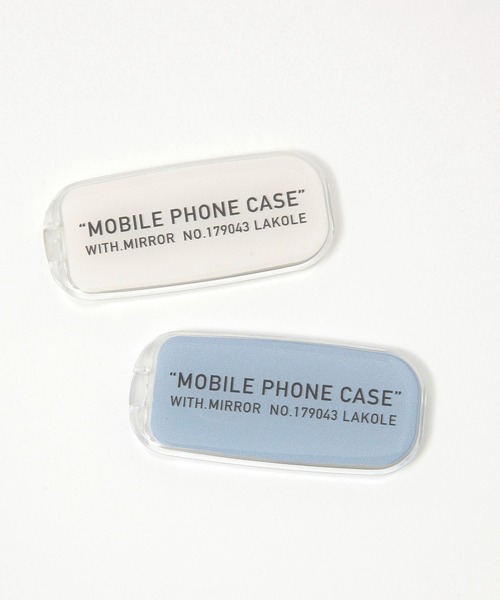 LAKOLE（ラコレ）の「ミラーiPhoneケース[iPhone16] / 576554（スマホケース/カバー・レディース・ブラック/ライトブルー/アイボリー/パープル/オレンジ・FREE）」の21枚目の写真