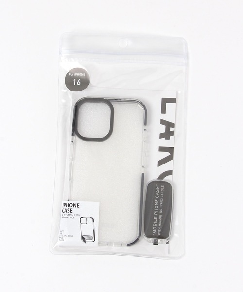 LAKOLE（ラコレ）の「ミラーiPhoneケース[iPhone16] / 576554（スマホケース/カバー・レディース・ブラック/ライトブルー/アイボリー/パープル/オレンジ・FREE）」の22枚目の写真
