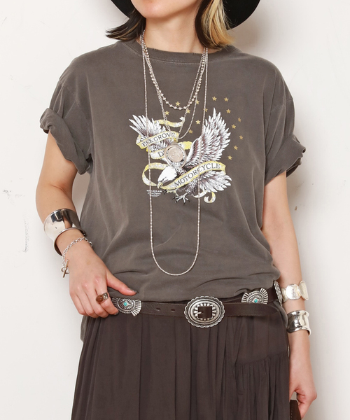 PUNTOVITA/プントヴィータ】CONCHO LEATHER BELT（ベルト