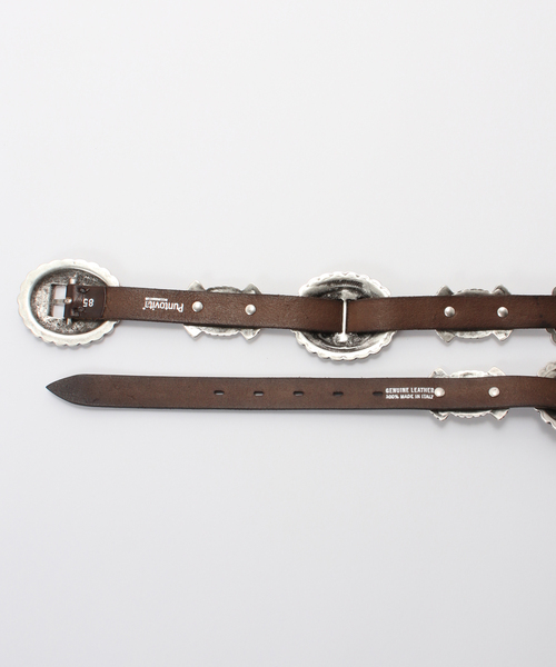 PUNTOVITA/プントヴィータ】CONCHO LEATHER BELT（ベルト