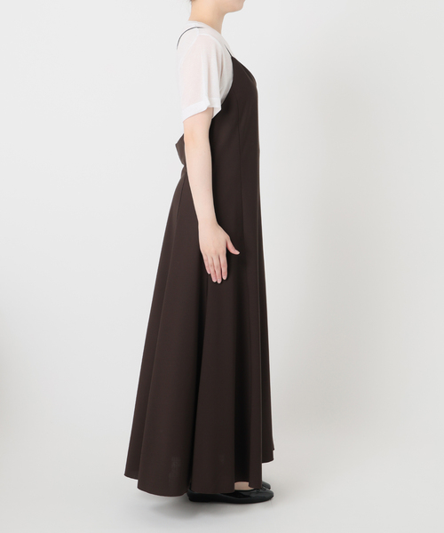 IENA（イエナ）の「トロピカルWOOL キャミソールワンピース（ワンピース・レディース・ブラウン/チャコールグレー・38/36）」の13枚目の写真