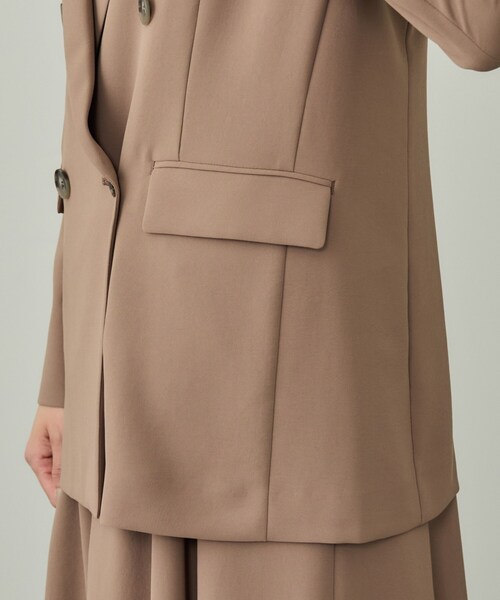 INDIVI（インディヴィ）の「【軽く羽織れる！】ダブルジャケット（テーラードジャケット・レディース・ブラウン系/ブラック/ダークグレー・40/38/36/15 /13/05/03/19）」の19枚目の写真
