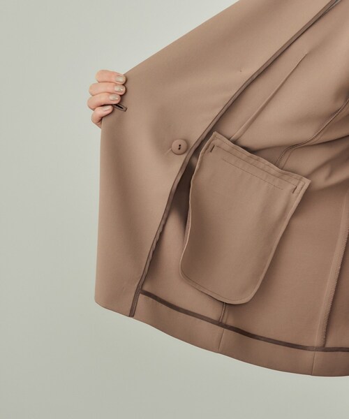 INDIVI（インディヴィ）の「【軽く羽織れる！】ダブルジャケット（テーラードジャケット・レディース・ブラウン系/ブラック/ダークグレー・40/38/36/15 /13/05/03/19）」の22枚目の写真