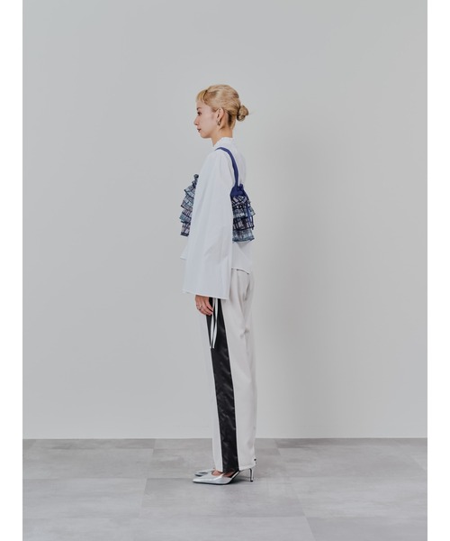 DOLLUPOOPS(ドールアップウップス)の「チェックプリントフリルティアードビスチェ(その他トップス・レディース・アイボリー/ブラウン・38)」の21枚目の写真