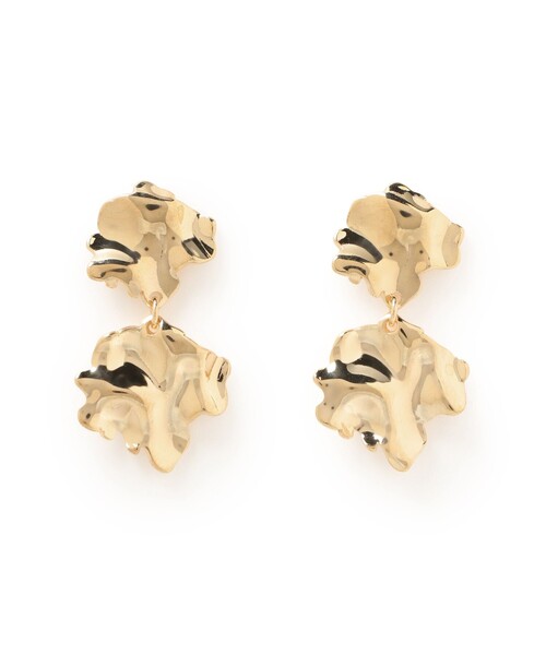 B:MING by BEAMS（ビーミングバイビームス）の「リーフ ピアス（ピアス（両耳用）・レディース・シルバー/ゴールド・ONE SIZE）」の5枚目の写真