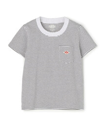 KIDS' SHORT SLEEVE POCKET T-SHIRT STRIPE