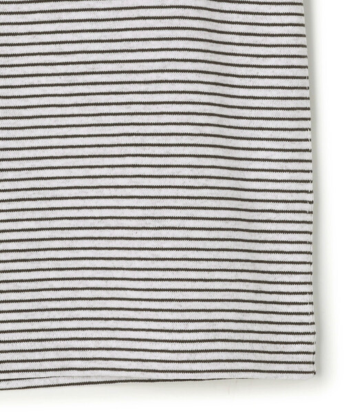 DANTON(ダントン)の「KIDS' SHORT SLEEVE POCKET T-SHIRT STRIPE(Tシャツ/カットソー・キッズ・グリーン系その他/ホワイト系その他・135/125/115/105)」の8枚目の写真