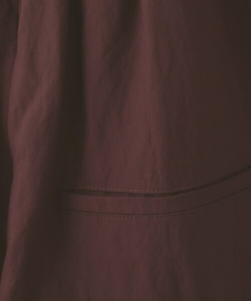 OPAQUE.CLIP（オペークドットクリップ）の「《STORY掲載》サイドオープンカットサロペット【洗える】（サロペット/オーバーオール・レディース・ブラック/ダークブラウン・38/40）」の10枚目の写真