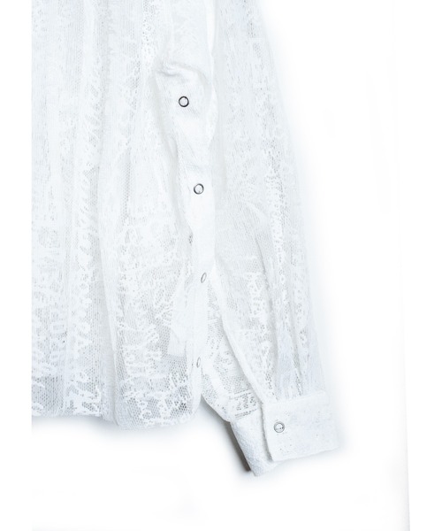 SEVESKIG(セヴシグ)の「SEVESKIG/セブシグ/SHEER SHIRTS_SH-SV-NRS-1005(シャツ/ブラウス・メンズ・ホワイト/ブラック・SMALL/MEDIUM/LARGE/X-LARGE)」の20枚目の写真