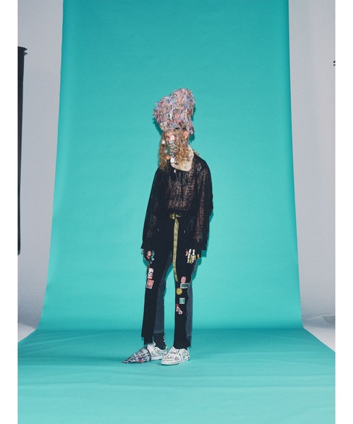 SEVESKIG(セヴシグ)の「SEVESKIG/セブシグ/SHEER SHIRTS_SH-SV-NRS-1005(シャツ/ブラウス・メンズ・ホワイト/ブラック・SMALL/MEDIUM/LARGE/X-LARGE)」の13枚目の写真