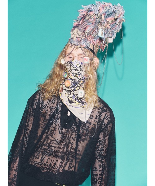 SEVESKIG(セヴシグ)の「SEVESKIG/セブシグ/SHEER SHIRTS_SH-SV-NRS-1005(シャツ/ブラウス・メンズ・ホワイト/ブラック・SMALL/MEDIUM/LARGE/X-LARGE)」の4枚目の写真