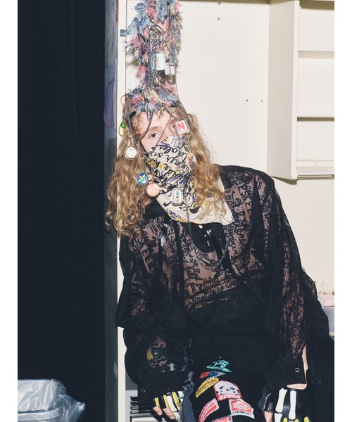 SEVESKIG(セヴシグ)の「SEVESKIG/セブシグ/SHEER SHIRTS_SH-SV-NRS-1005(シャツ/ブラウス・メンズ・ホワイト/ブラック・SMALL/MEDIUM/LARGE/X-LARGE)」の6枚目の写真