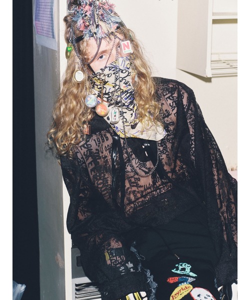 SEVESKIG(セヴシグ)の「SEVESKIG/セブシグ/SHEER SHIRTS_SH-SV-NRS-1005(シャツ/ブラウス・メンズ・ホワイト/ブラック・SMALL/MEDIUM/LARGE/X-LARGE)」の22枚目の写真