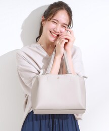 SHOO・LA・RUE（シューラルー）の「【軽量／2WAY】ふわっと軽いトートバッグ【ミドルサイズ】（トートバッグ）」