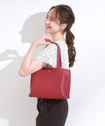 SHOO・LA・RUE | 【軽量／2WAY】ふわっと軽いトートバッグ【ミドルサイズ】(トートバッグ)