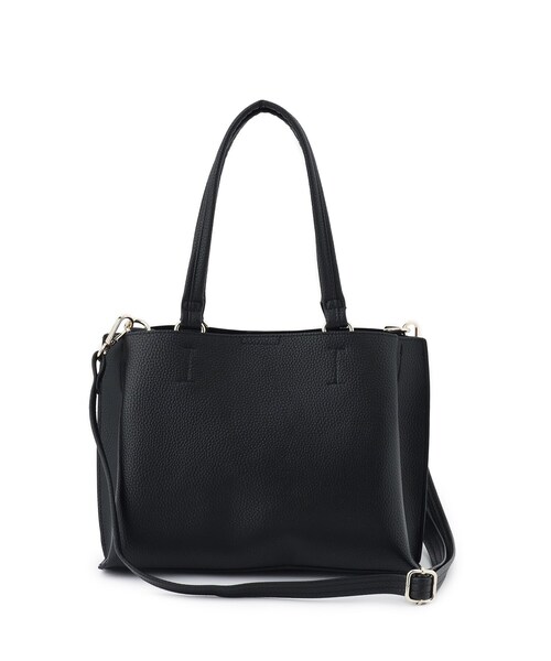 SHOO・LA・RUE（シューラルー）の「【軽量/2WAY】ふわっと軽い ミドルサイズ トートバッグ（トートバッグ・レディース・グレー/ブラウン系その他/ワインレッド/ブラック・00）」の18枚目の写真