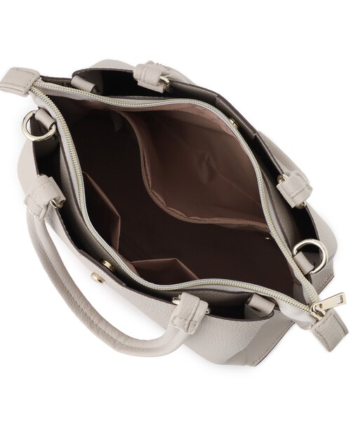 SHOO・LA・RUE（シューラルー）の「【軽量/2WAY】ふわっと軽い ミドルサイズ トートバッグ（トートバッグ・レディース・グレー/ブラウン系その他/ワインレッド/ブラック・00）」の21枚目の写真