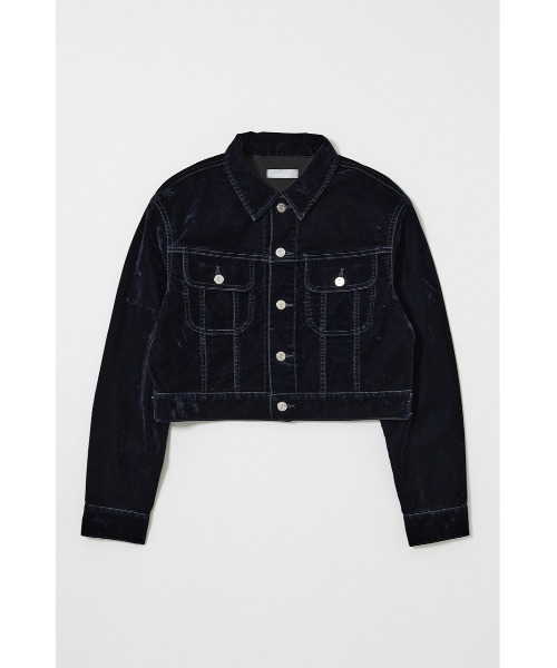 25年AW新作】【セットアップ対応】VELVET SHORT ジャケット（ブルゾン