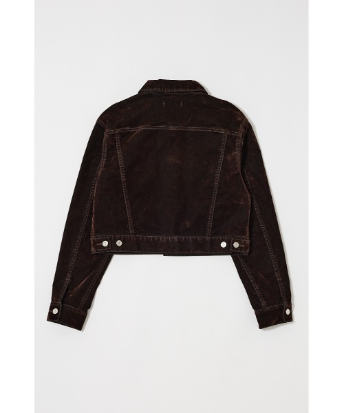 25年AW新作】【セットアップ対応】VELVET SHORT ジャケット（ブルゾン