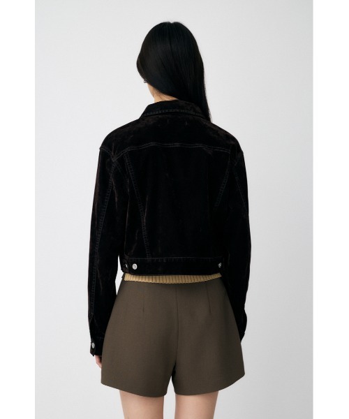 25年AW新作】【セットアップ対応】VELVET SHORT ジャケット（ブルゾン