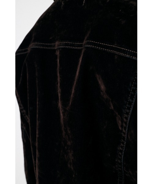 velvet microセットアップ（ジャケット） 25年AW新作】【セットアップ対応】VELVET SHORT ジャケット（ブルゾン