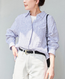 B.C STOCK（ベーセーストック）の「《追加5》手洗い可 / 2wayフレンチリネンシャツ（シャツ/ブラウス）」