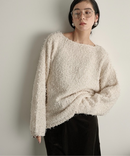 セール】テープヤーンローゲージニット（ニット/セーター）｜THE YOn