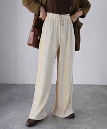 Riberry | ベロアプリーツウエストシャーリングパンツ(その他パンツ)