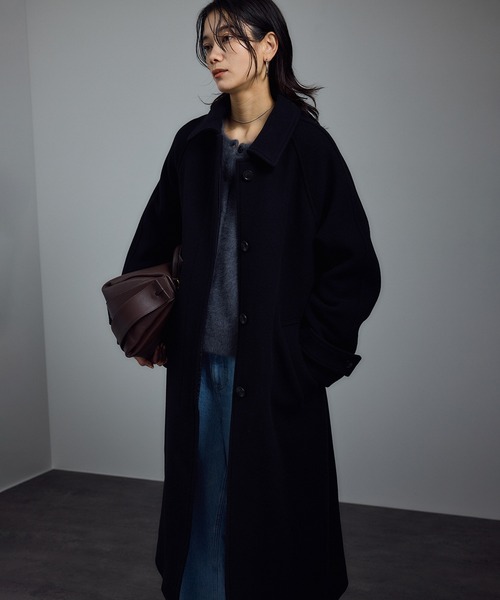 WEB限定】MANTECOウールバルマカンコート（ステンカラーコート