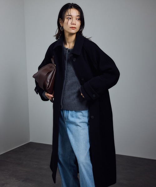 WEB限定】MANTECOウールバルマカンコート（ステンカラーコート