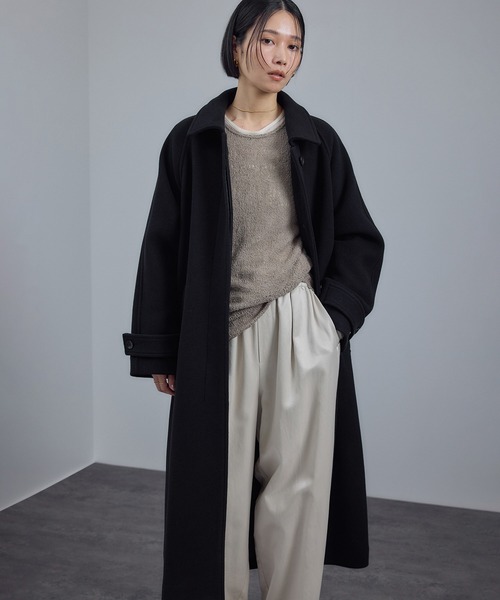 WEB限定】MANTECOウールバルマカンコート（ステンカラーコート