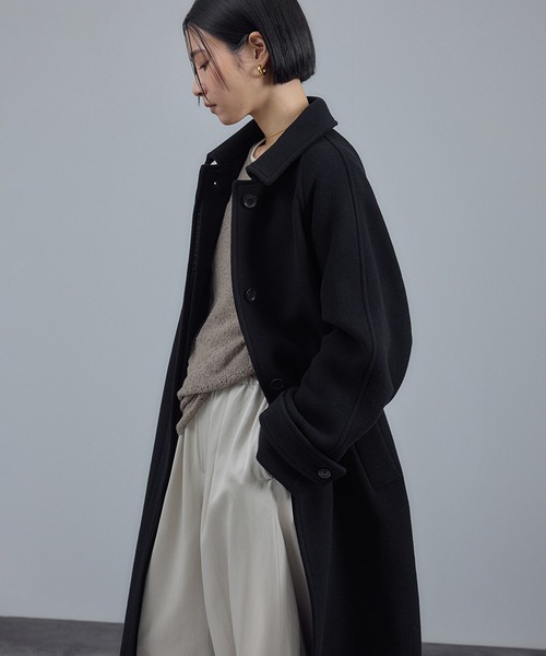 WEB限定】MANTECOウールバルマカンコート（ステンカラーコート