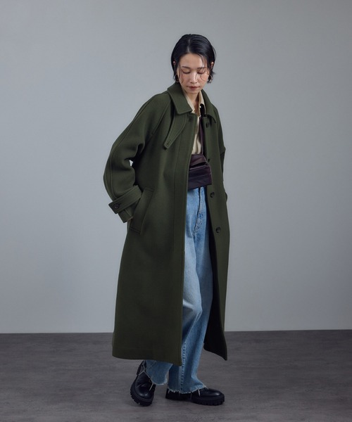 WEB限定】MANTECOウールバルマカンコート（ステンカラーコート