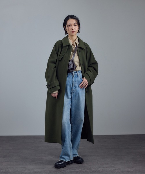 WEB限定】MANTECOウールバルマカンコート（ステンカラーコート